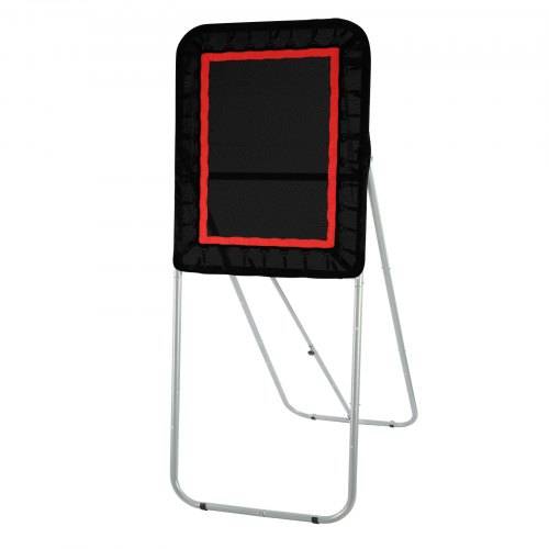 VEVOR zusammenklappbarer Lacrosse-Rebounder für den Hinterhof, 90 x 120 cm gro_es Volleyball-Rücksprungnetz, Pitchback-Throwback-Baseball-Softball-R