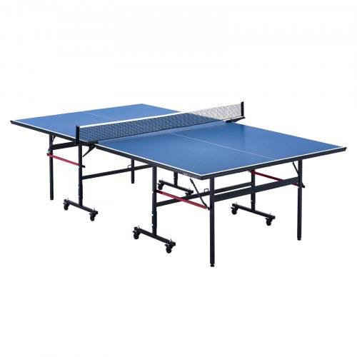VEVOR Ping-Pong-Tisch, professionelles Tischtennisspiel, tragbarer MDF-Tischtennistisch für den Innenbereich, faltbarer Ping-Pong-Tisch mit