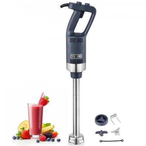 VEVOR Kommerzieller Stabmixer, 500 W Hochleistungs-Handmixer, 16 Zoll stufenloser Mixer mit variabler Geschwindigkeit und Edelstahlklinge