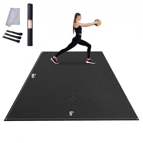 VEVOR Trainingsmatte, rutschfeste, hochdichte Premium-Yogamatte, Trainings-Yogamatte für Männer und Frauen, Fitness- und Trainingsmatte mit Tasche