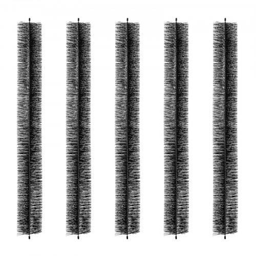 VEVOR Dachrinnenbürste, 4,6 m Gesamtlänge, _110 mm, Dachrinnenreinigungswerkzeug, Laubschutz für 12,7 cm Dachrinnen, entfernt mühelos Blätter und