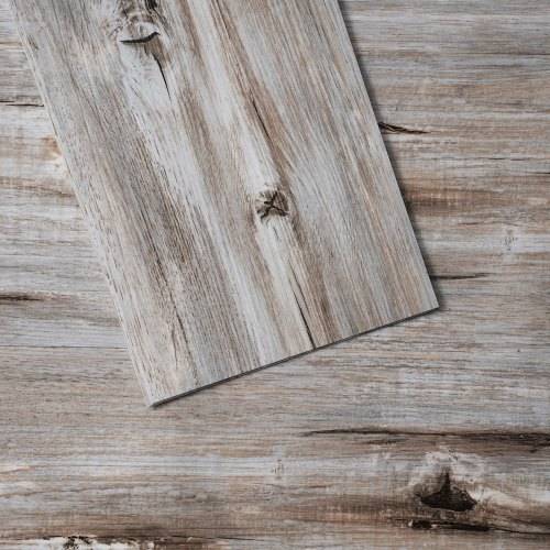 VEVOR Selbstklebende Vinyl-Bodenfliesen, 91,4 x 15,2 cm, 36 Stk., 0,62 mm dick, abziehen und aufkleben, Vintage-Holzmaserung, DIY-Bodenbelag für Küc