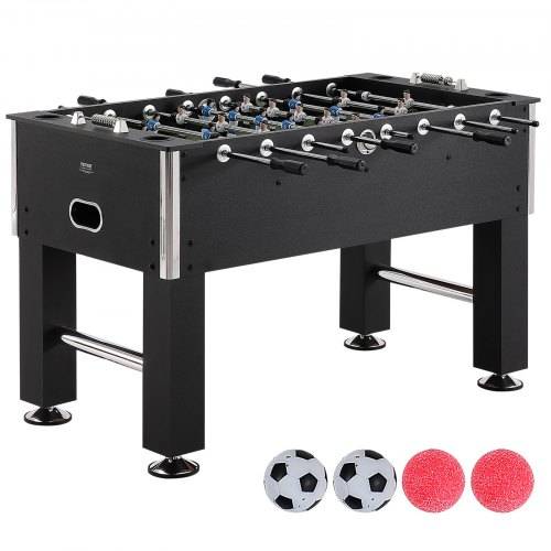 VEVOR Kickertisch, 140 cm Kickertisch in Standardgrö_e, Indoor-Kickertisch in Voller Grö_e für Zuhause, Familie und Spielzimmer, Fu_ball mit Kicker