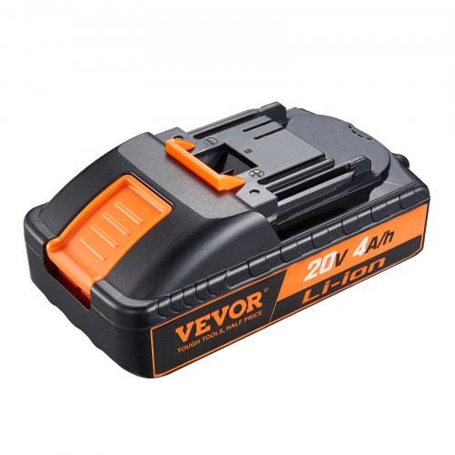 VEVOR 20 V 4000-mAh-Lithium-Akku Ersatz für Elektrowerkzeuge max. 40 A Ausgangsstrom Akku mit _berladungs-, Tiefentladungs-, _berhitzungs- und