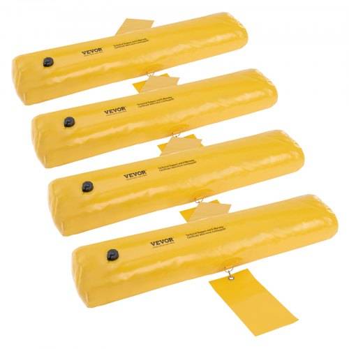 VEVOR Hochwasserbarrieren, Sandsack-Alternative, Hochwassersäcke, 4er-Pack, Hochwasserbarriere für Zuhause, Wasserbarrieren für _berschwemmungen,