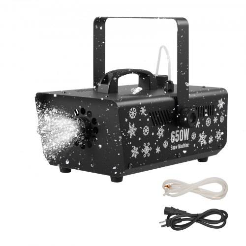 VEVOR Schneemaschine, 650-W-Schneekanone, Kunstschneeerzeuger, Schneeflockenmaschine, Kunstschneeflockenmaschine für den Innen- & Au_enbereich für