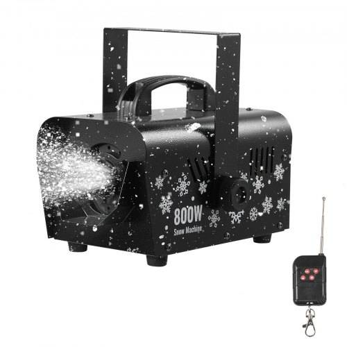VEVOR Schneemaschine, 1500-W-Schneekanone, Kunstschneeerzeuger, Schneeflockenmaschine, Kunstschneeflockenmaschine für den Innen- & Au_enbereich für