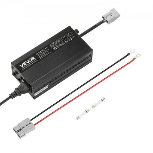 VEVOR 12 V 10 A Lithium-Batterieladegerät, 14,6 V DC Ladespannung, mit Anderson-Anschluss, LED-Anzeige, 0-V-Aktivierung, für Lithium-LiFePO4-Deep-Cy
