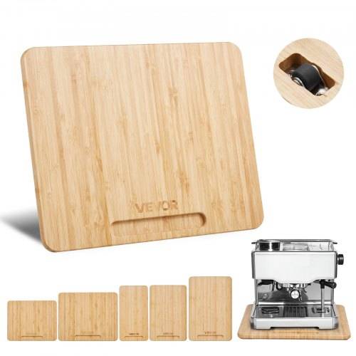 VEVOR Gleitbrett, 26,7x33 cm, Brett mit Gummirädern und hohlem Griff, leicht zu reinigen, Slider-Brett, Geräte-Rollbrett, leicht bewegliche Unterlag