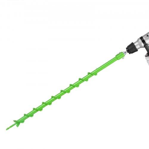 VEVOR Erdbohrer für Bohrmaschine, _ 40x790 mm Gartenbohrer, kompatibel mit Bohrern mit 20 mm Innendurchmesser, Pfahlbohrer, Durchlässenbohrer, Grabu