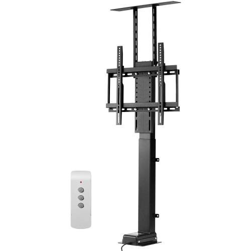 VEVOR Motorisierter TV-Liftständer verstellbare Halterung für TV-Liftständer (60 kg belastbar), vertikale elektrische TV-Halterung mit Fernbedienun