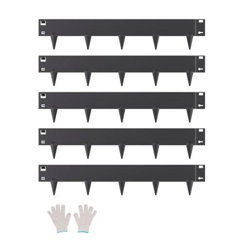 VEVOR Rasenkante, 5er-Set, 990x181x1,5 mm, rostbeständige Beeteinfassung aus Metall, Beetumrandung, Raseneinfassung, einfach zu installieren