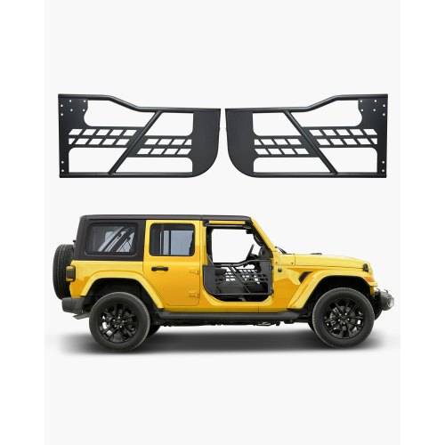VEVOR Jeep Rohrtüren (2-türig) im Jagdstil mit robusten Scharnieren und OE-Verriegelung, Jeep-Türen mit Gummipolstern und gehärtetem Stahlrohr, pa