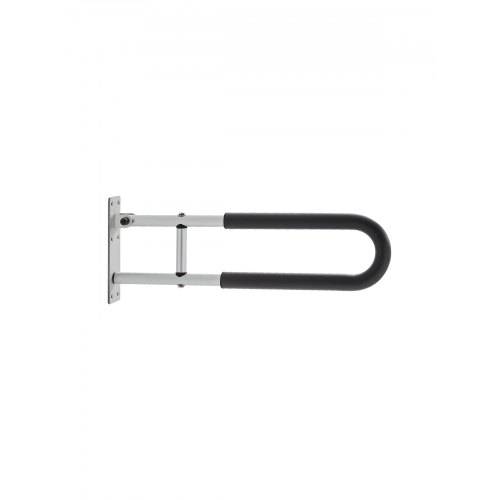VEVOR Aufstehhilfe Toilette, 605x75x230 mm U-förmiger Haltegriff, Wandstützgriff für Senioren, Handikap-Klappgriff, mit rutschfestem Griff, 136 kg