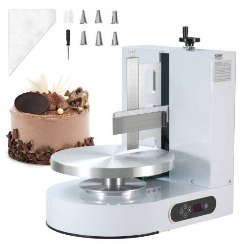 VEVOR einstellbare Tortencremestreichmaschine elektrische Tortendekorationsmaschine zum Verteilen von Kuchencreme, zum Bestreichen und Schmieren