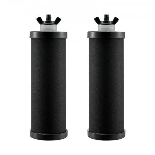 VEVOR Wasserfilter-Ersatz Reinigungselemente Ersatzfilter 2er-Pack (2 Aktivkohlefilter), Schwerkraft-Wasserfiltersystem-Ersatz, kompatibel mit den