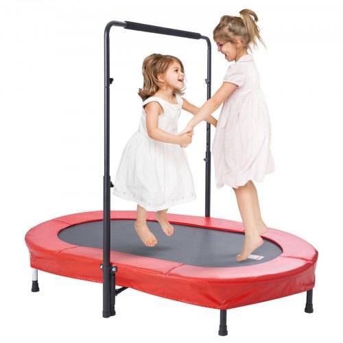 VEVOR Kindertrampolin Indoor / Outdoor-Trampolin faltbares Mini Trampolin mit Griff, Rebounder-Trampolin Gartentrampolin für Kleinkinder