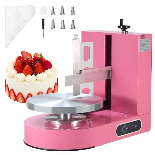 VEVOR einstellbare Tortencremestreichmaschine elektrische Tortendekorationsmaschine zum Verteilen von Kuchencreme, zum Bestreichen und Schmieren