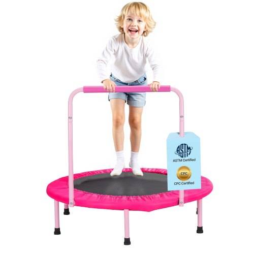 VEVOR Kindertrampolin Outdoor-Trampolin 91,44 cm faltbares Trampolin mit Griff, Rebounder-Trampolin Gartentrampolin für Kleinkinder