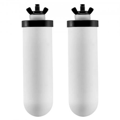 VEVOR Schwerkraft-Wasserfiltersystem Ersatz Wasserfilter-Ersatz Reinigungselemente, Keramik-Ersatzfilter, leicht austauschbarer Wasserfilter,