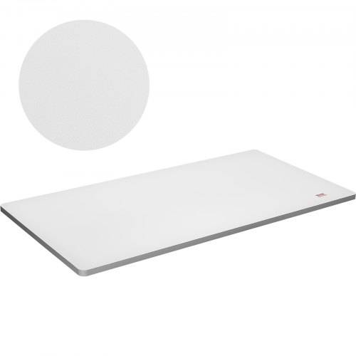 VEVOR Tischplatte 25mm Spanplatte 1397x711mm Holzplatte P2-Material melaminharzbeschichtet Spanholzplatte abgerundete Ecke Schreibtischplatte Ideal