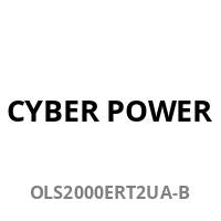 CYBER POWER' mittig über 'OLS2000ERT2UA-B' vor einem einfarbigen Hintergrund.