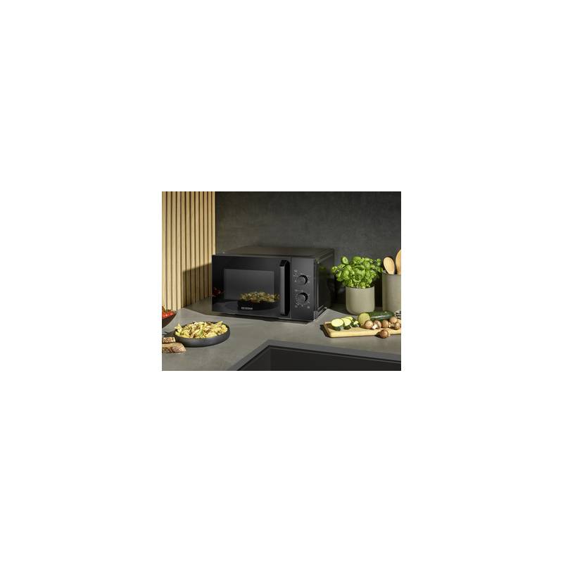 SEVERIN Mikrowelle MW 7796 S-Wave Solo, 28 Liter, schwarz
