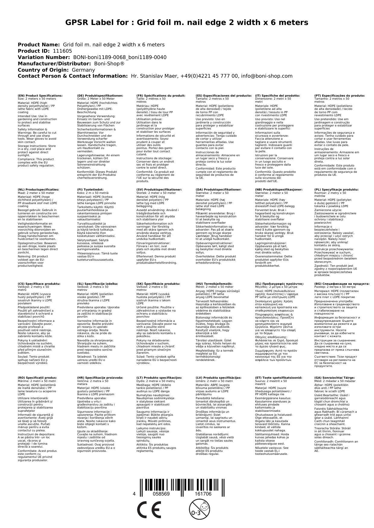 Gitterfolie, Gewächshausfolie, Baufolie, Abdeckfolie, Gartenfolie