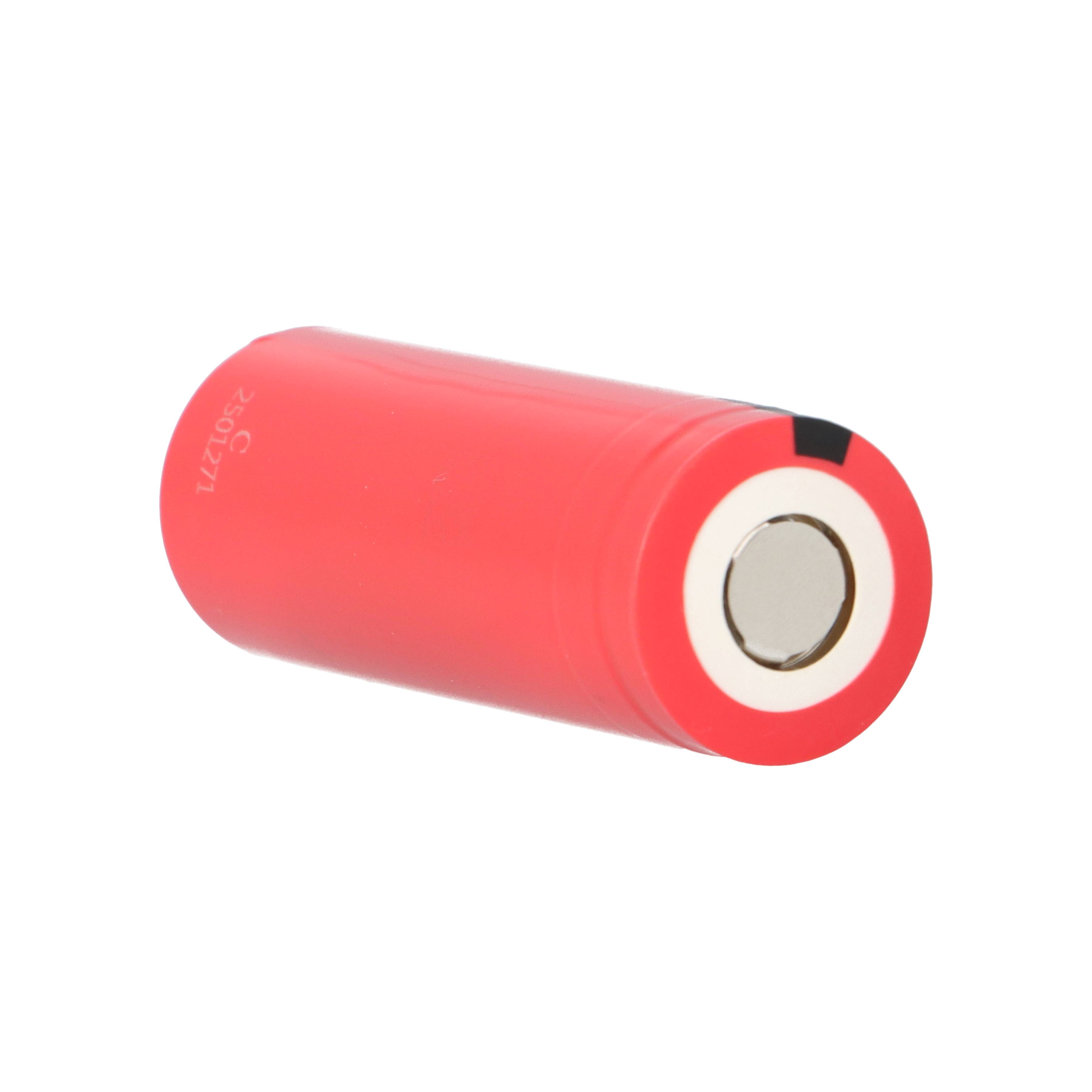 Panasonic 18500 Li-Ion Akku 2200mAh 3,6V 4,5A Flat Top ohne Schutz