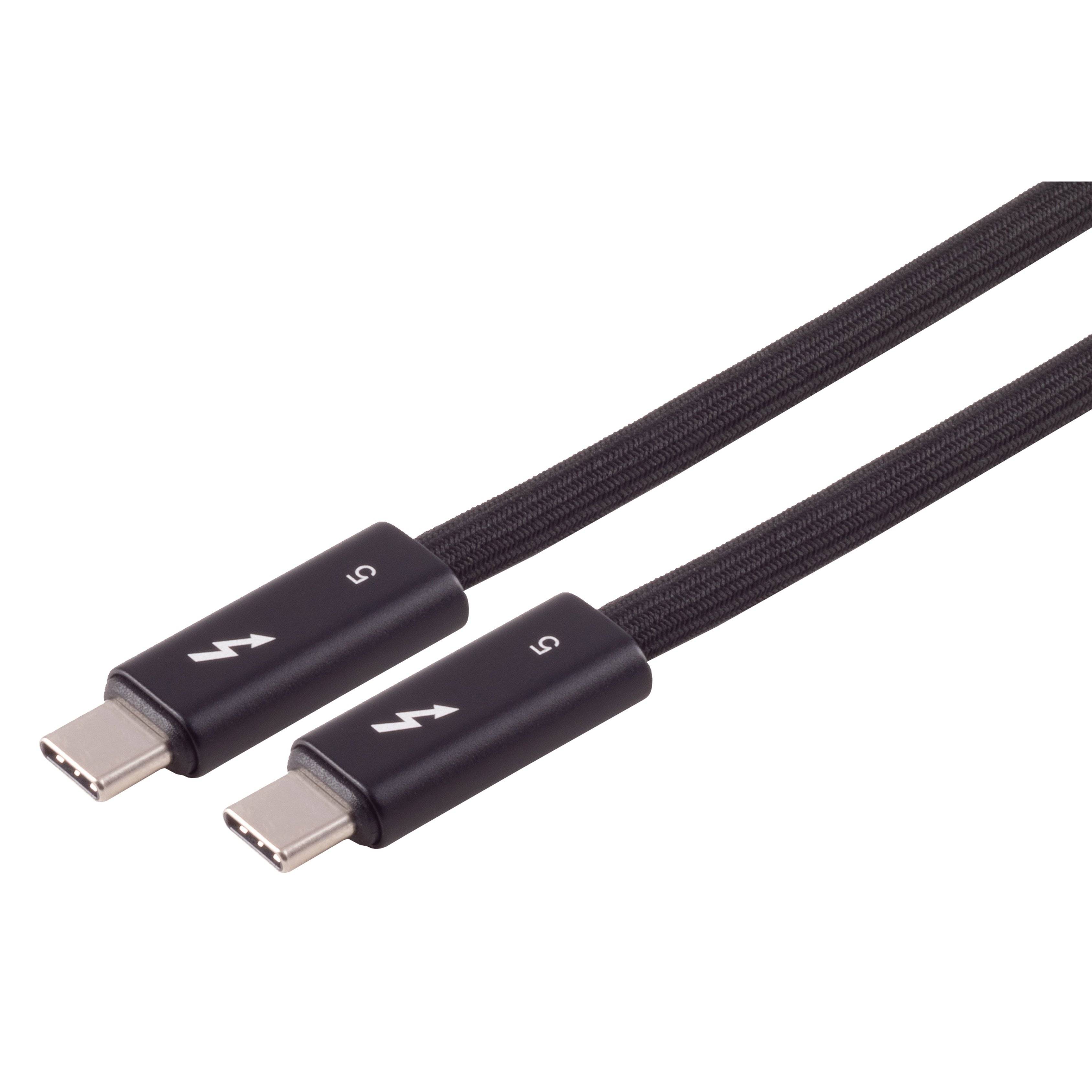 USB-C® Verbindungskabel, Typ-C Stecker auf Typ-C Stecker, TB5, 240W, Pro, 1,0m