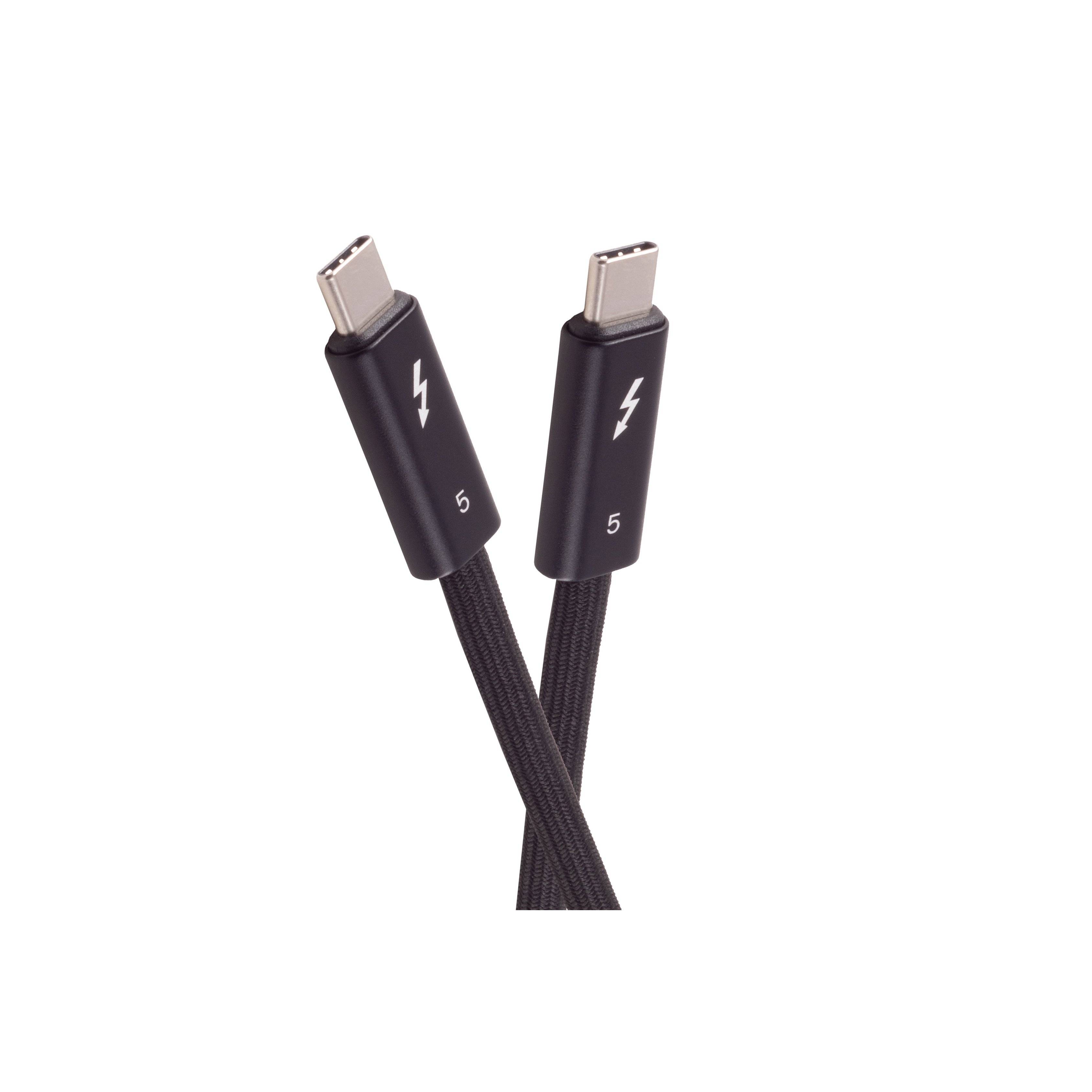 USB-C® Verbindungskabel, Typ-C Stecker auf Typ-C Stecker, TB5, 240W, Pro, 1,0m