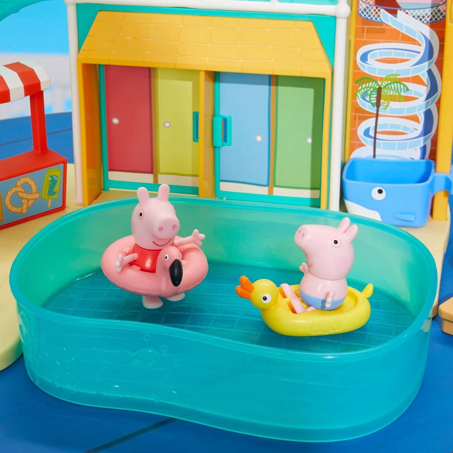 Peppa Pig Spielzeuge Schwimmbad-Spaß mit Peppa Spielset 15 tlg. ab 3+