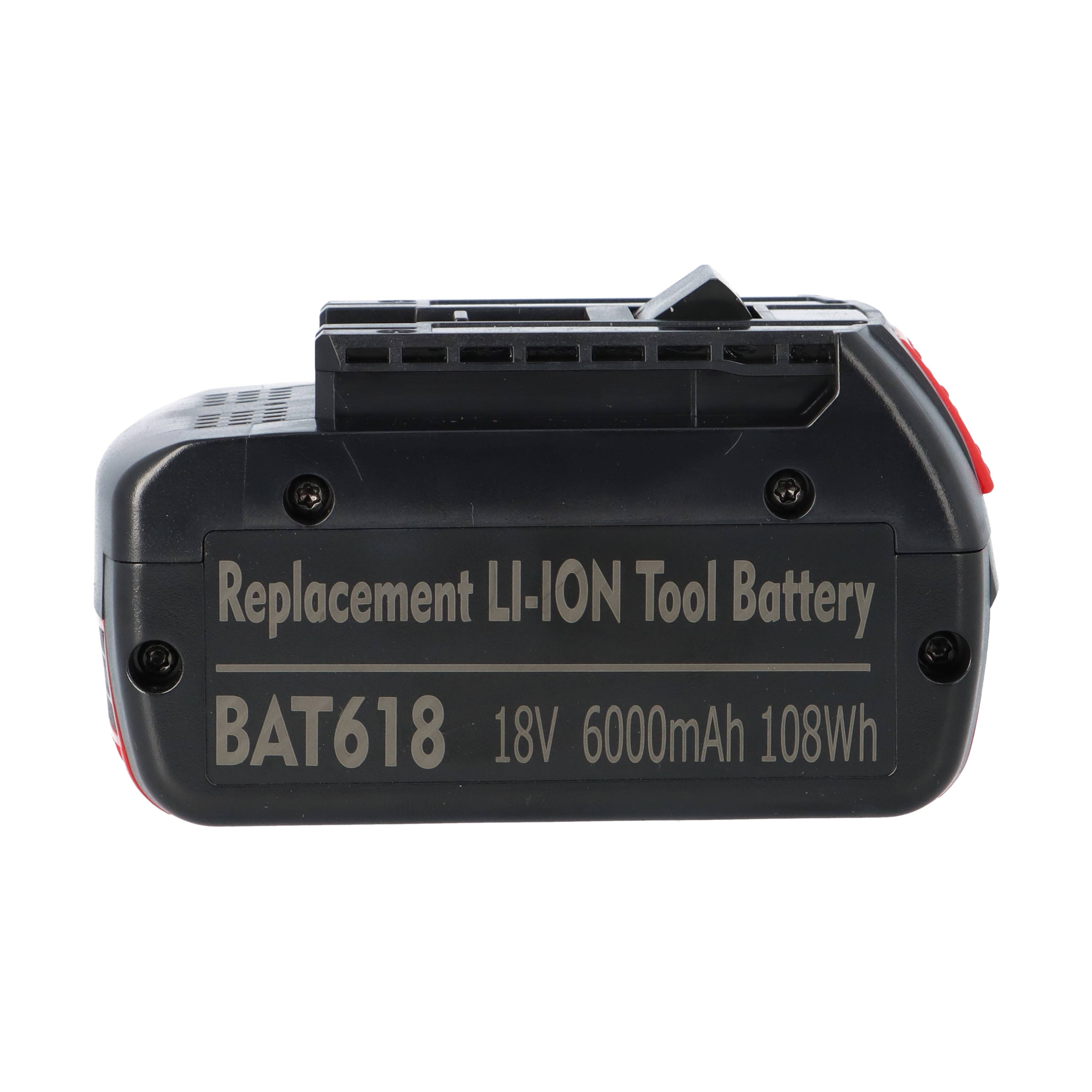 Ersatzakku für Bosch Professional 18V 6.0Ah Li-Ion