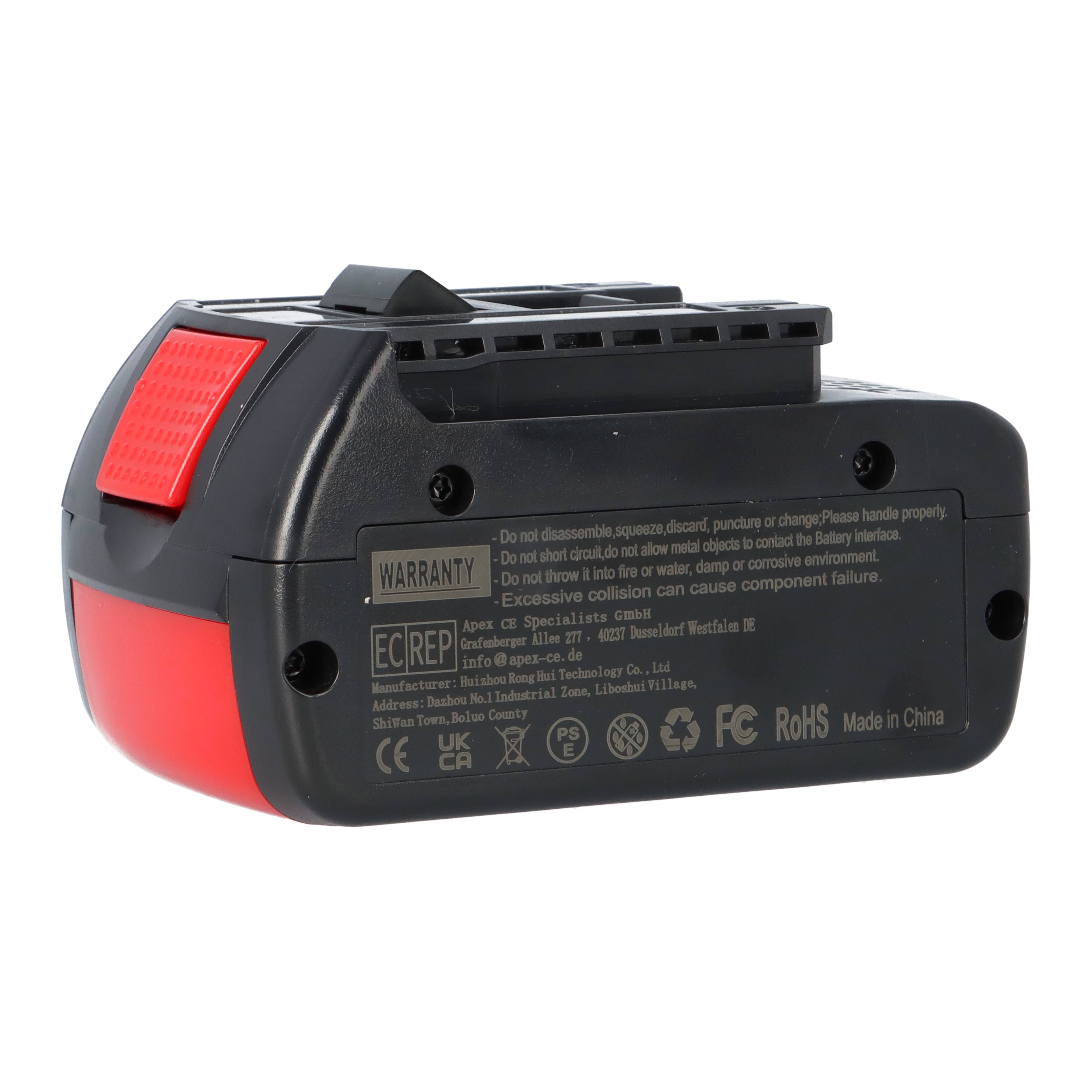 Ersatzakku für Bosch Professional 18V 6.0Ah Li-Ion
