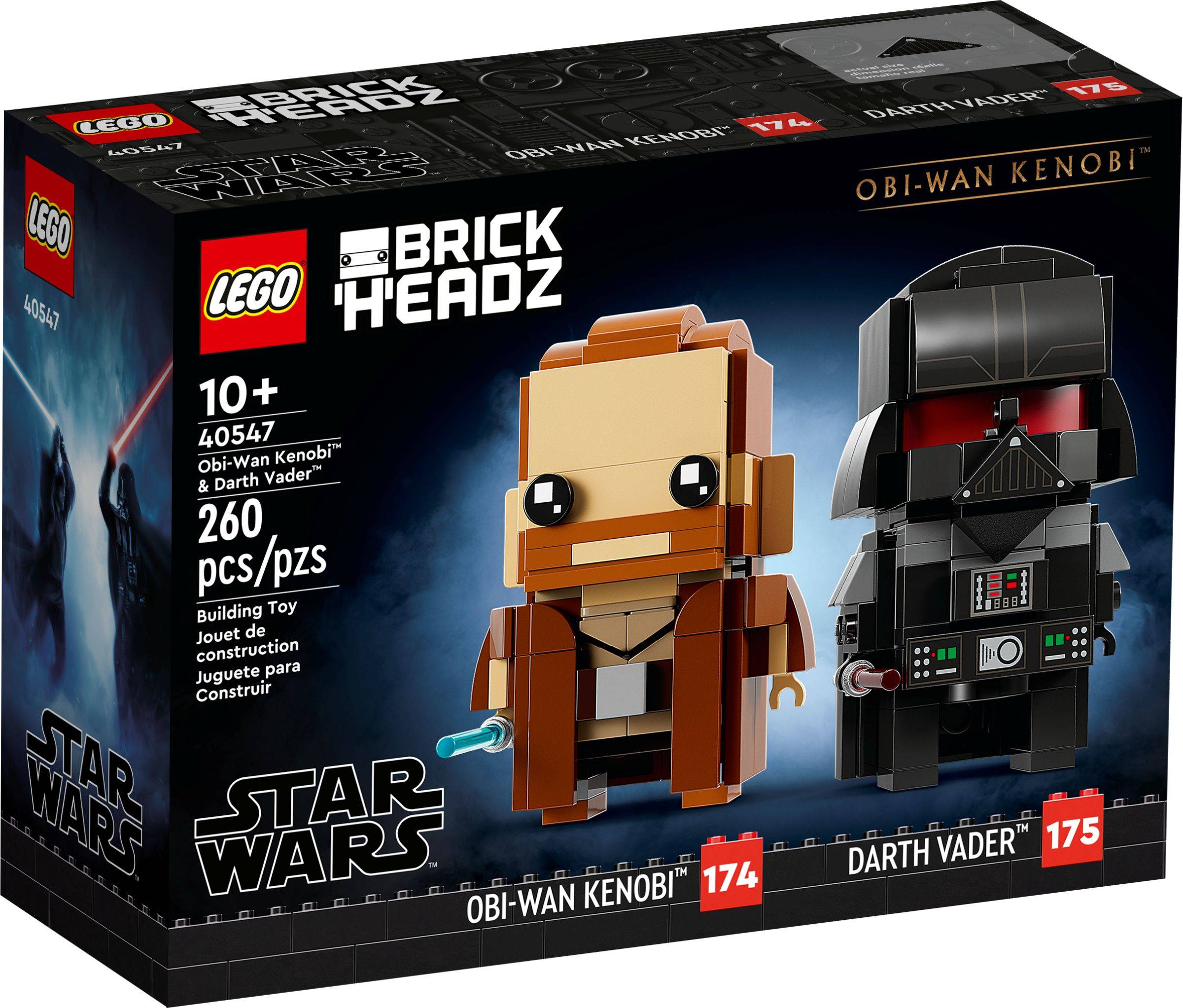 LEGO® BrickHeadz 40547 Obi-Wan Kenobi™ & Darth Vader™