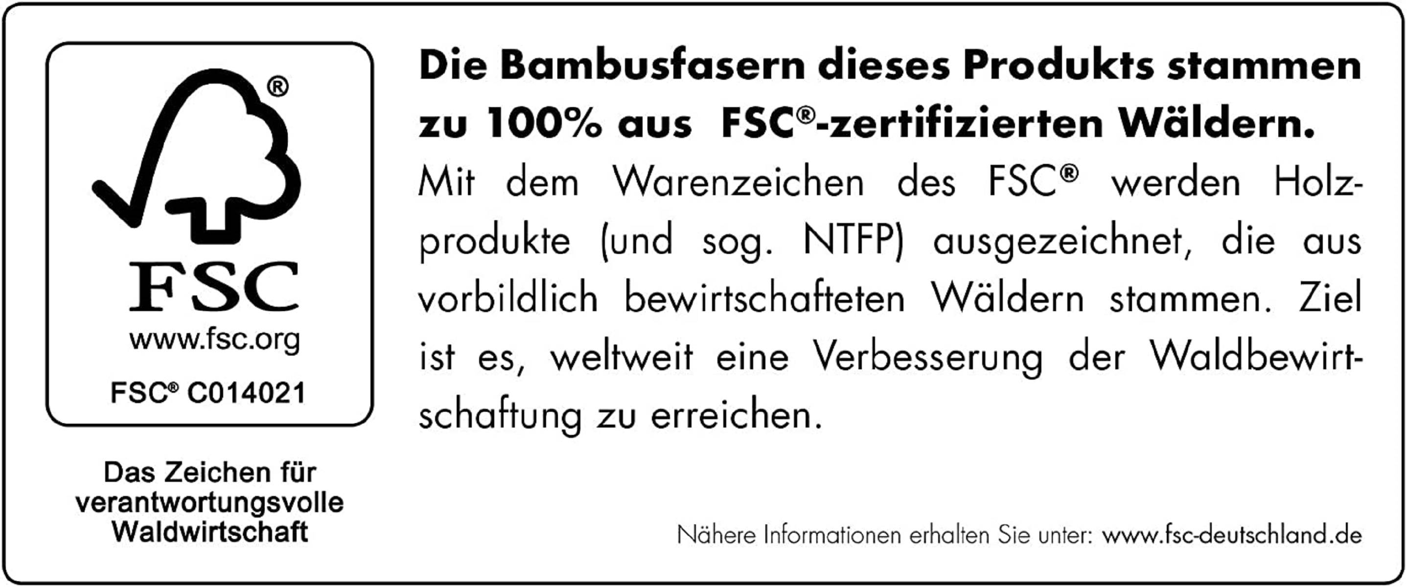 Kesper Variabler, FSC-Bambus Besteckkasten, braun, 35 x 43 x 6.5 cm