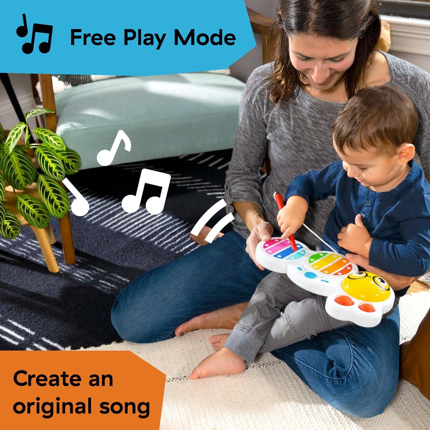 Baby Einstein Cal's Curious Keys Xylophon Musikspielzeug ab 12 Monate