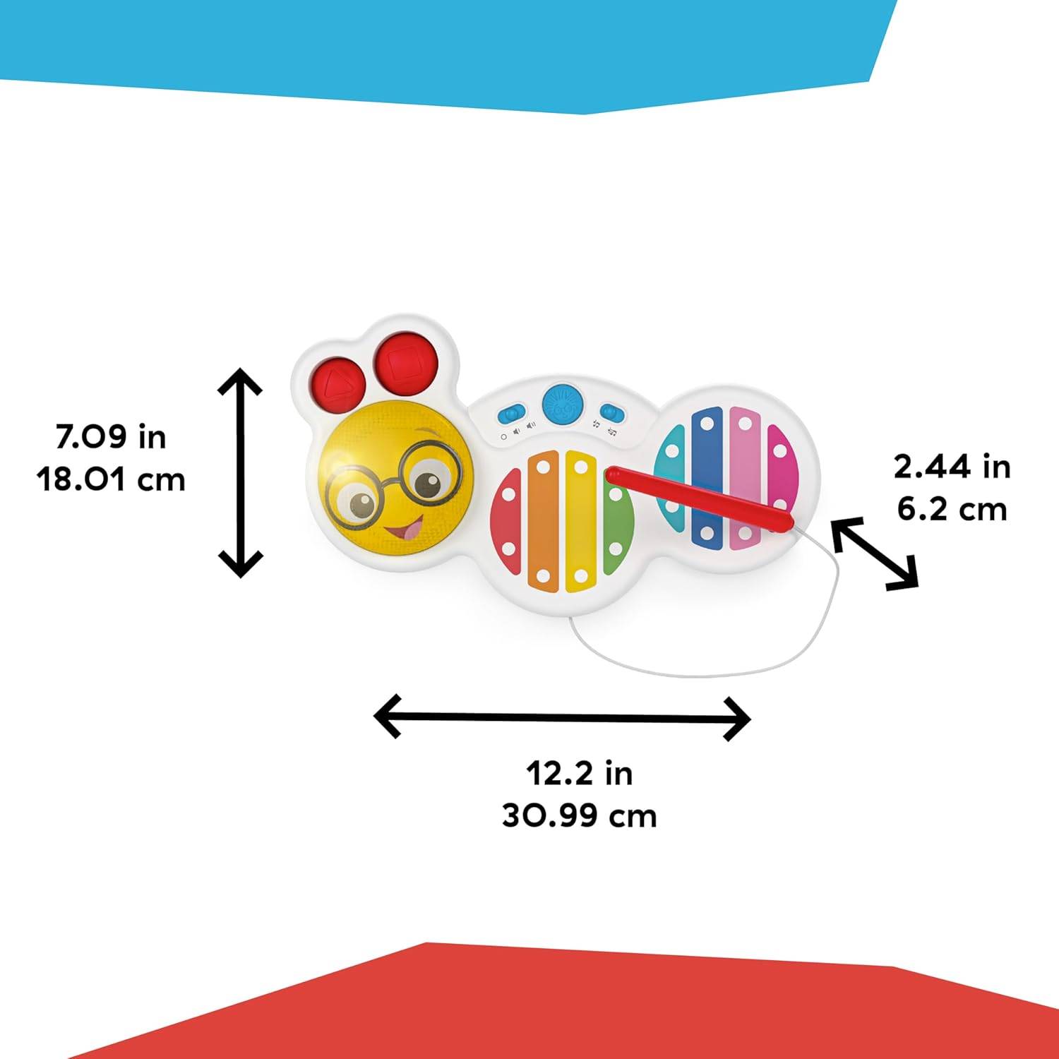Baby Einstein Cal's Curious Keys Xylophon Musikspielzeug ab 12 Monate