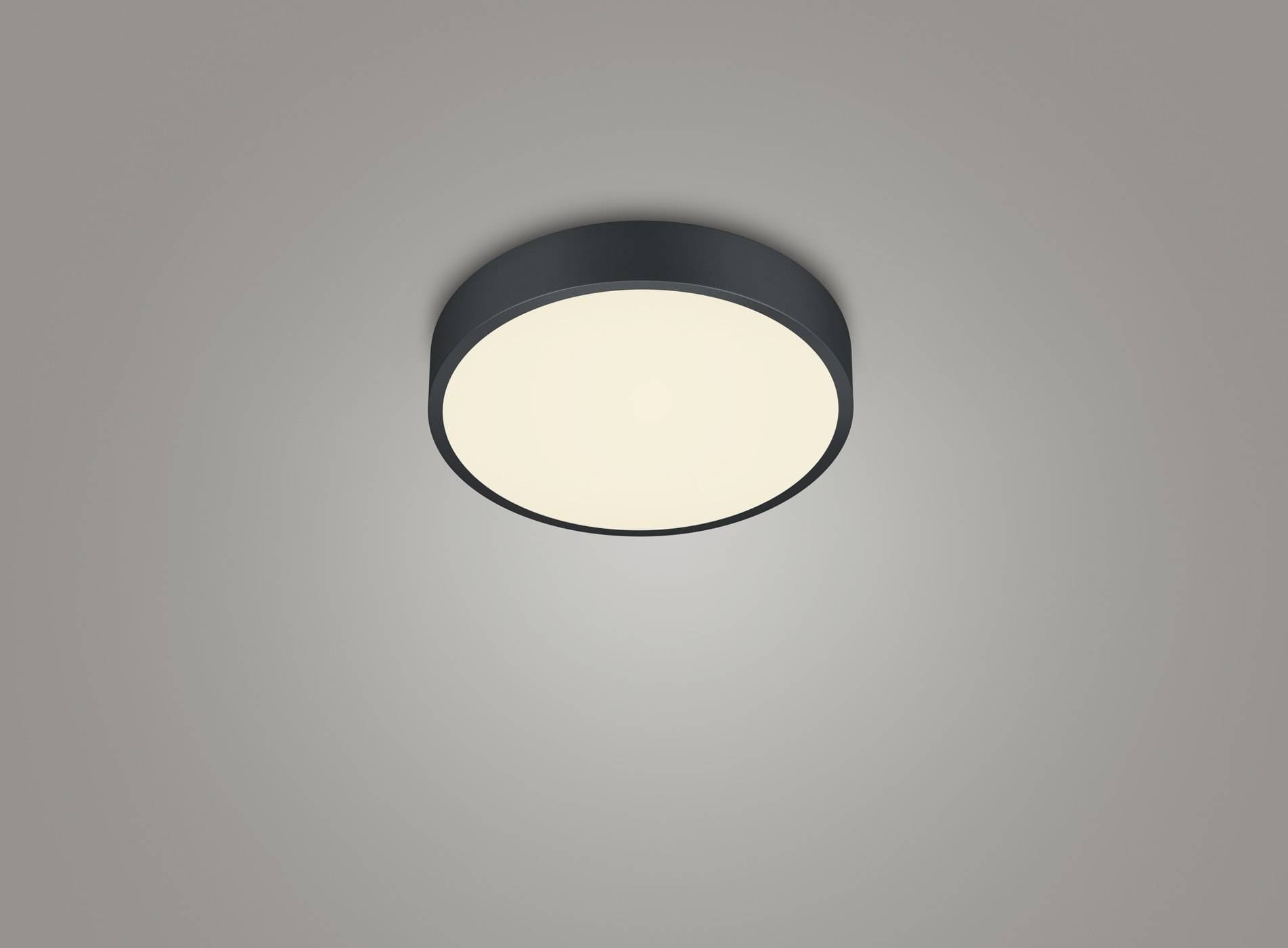 TRIO LED-Deckenleuchte Waco 627413032 schwarz, 28 W, 3200 lm, CCT