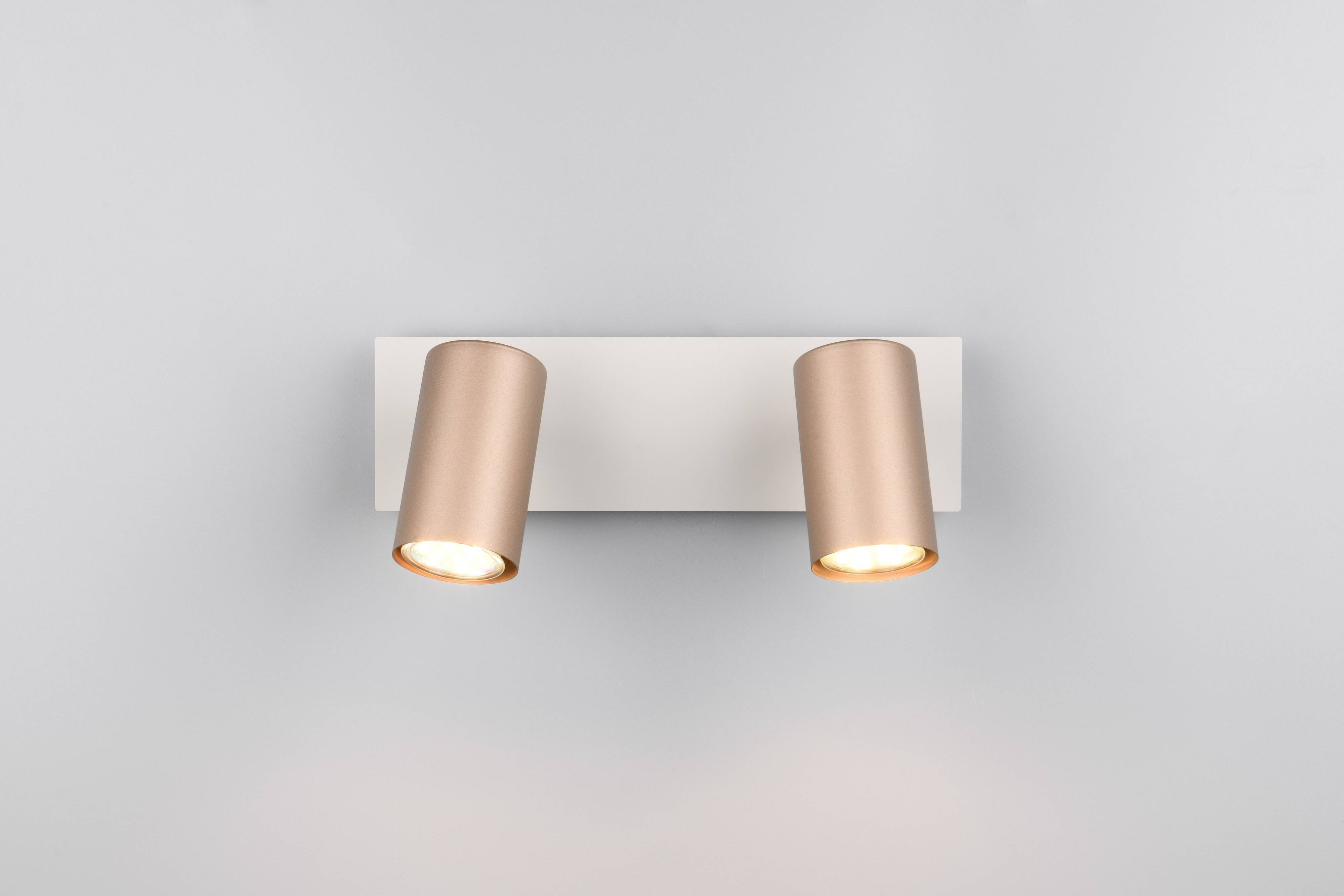 TRIO Deckenleuchte Marley 802400265 Coffee, 2 x GU10, max. je 35 W