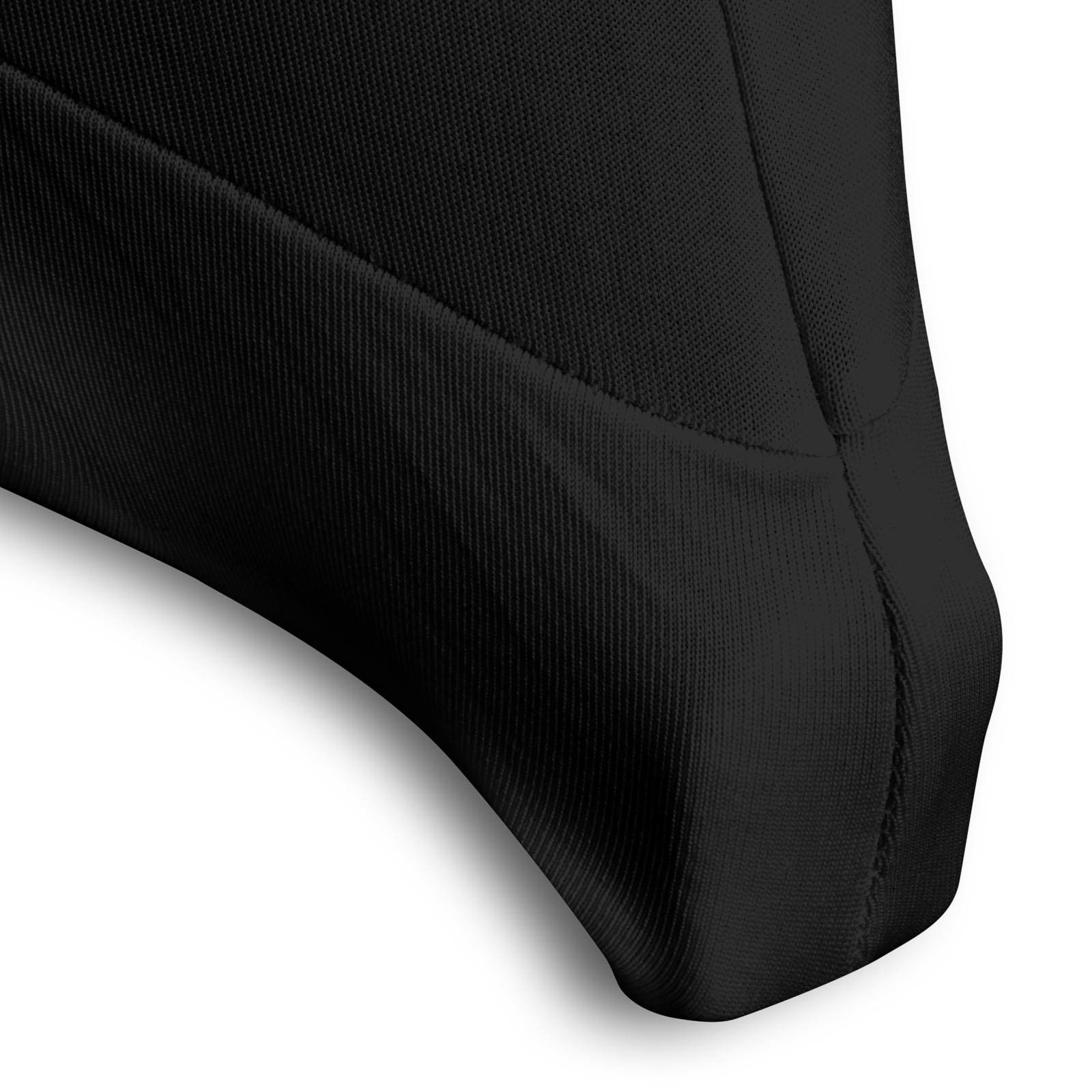 Julido Stehtischhusse Schwarz Ø60cm – Stretch Husse für Hochzeit, Party & Event