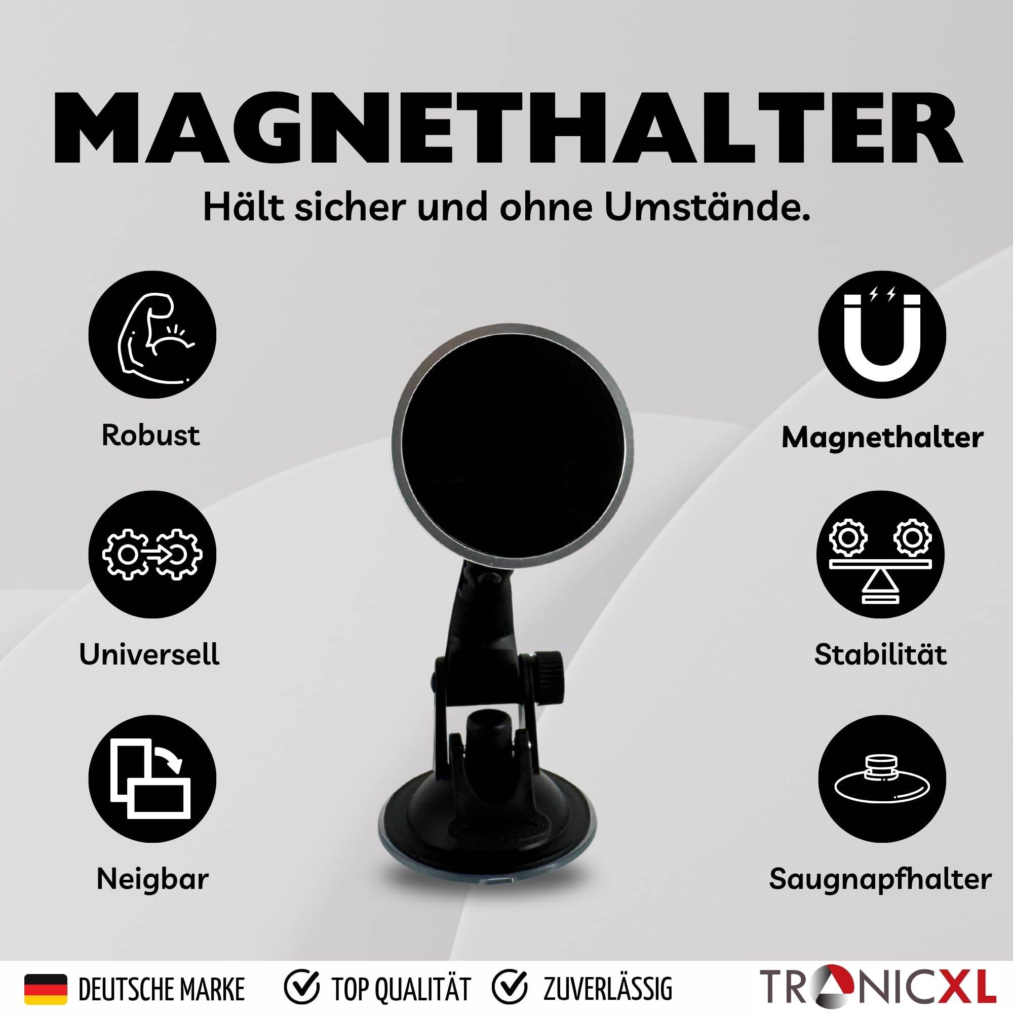 Saugnapf Handy Halterung für Magsafe magnetische Smartphone Halterung für Auto Scheibe Badezimmer Spiegel Selfie Foto Video