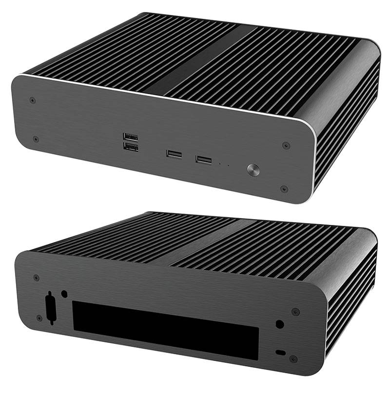 Akasa Euler TX3 Thin-ITX Gehäuse (für 8th-15th Gen. Intel Mainboard) [A-ITX49-S1B]