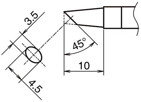 Aktiv-Lötspitze Format 3545BC