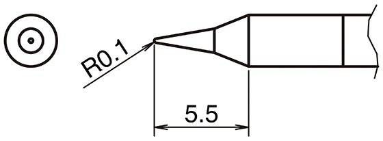 Aktiv-Lötspitze Format 0.1I
