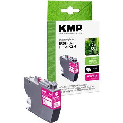 KMP Patrone Brother LC3219XLM magenta 1500 S. B58MX refilled Multimedia-Technik Patronen