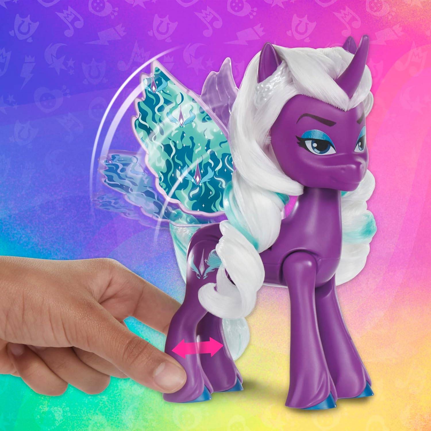 My Little Pony Puppen Opaline Arcana Wing Surprise Alicorn mit Zubehör Pferd 5+