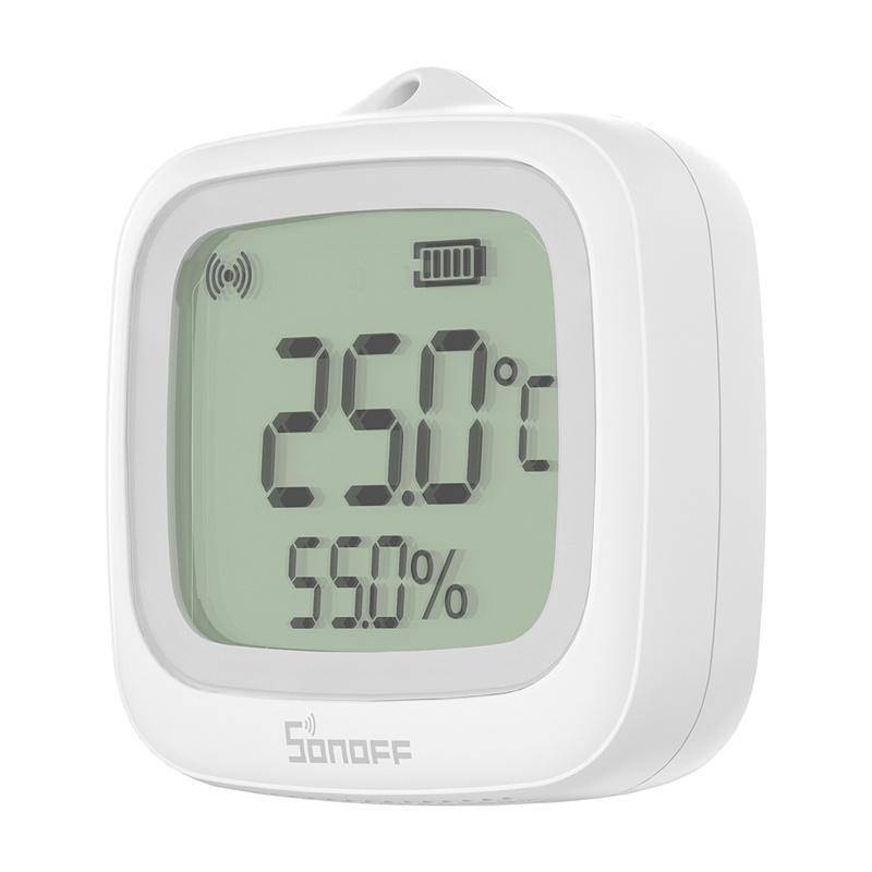 Sonoff SNZB-02WD LCD Temperatur / Luftfeuchte Sensor mit Anzeige, IP65, ZigBee