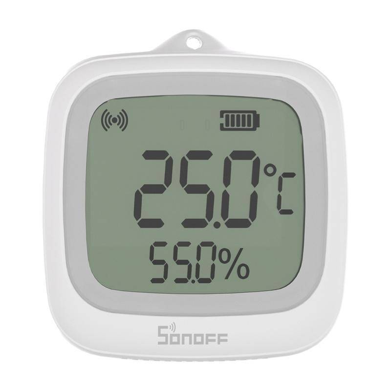 Sonoff SNZB-02WD LCD Temperatur / Luftfeuchte Sensor mit Anzeige, IP65, ZigBee