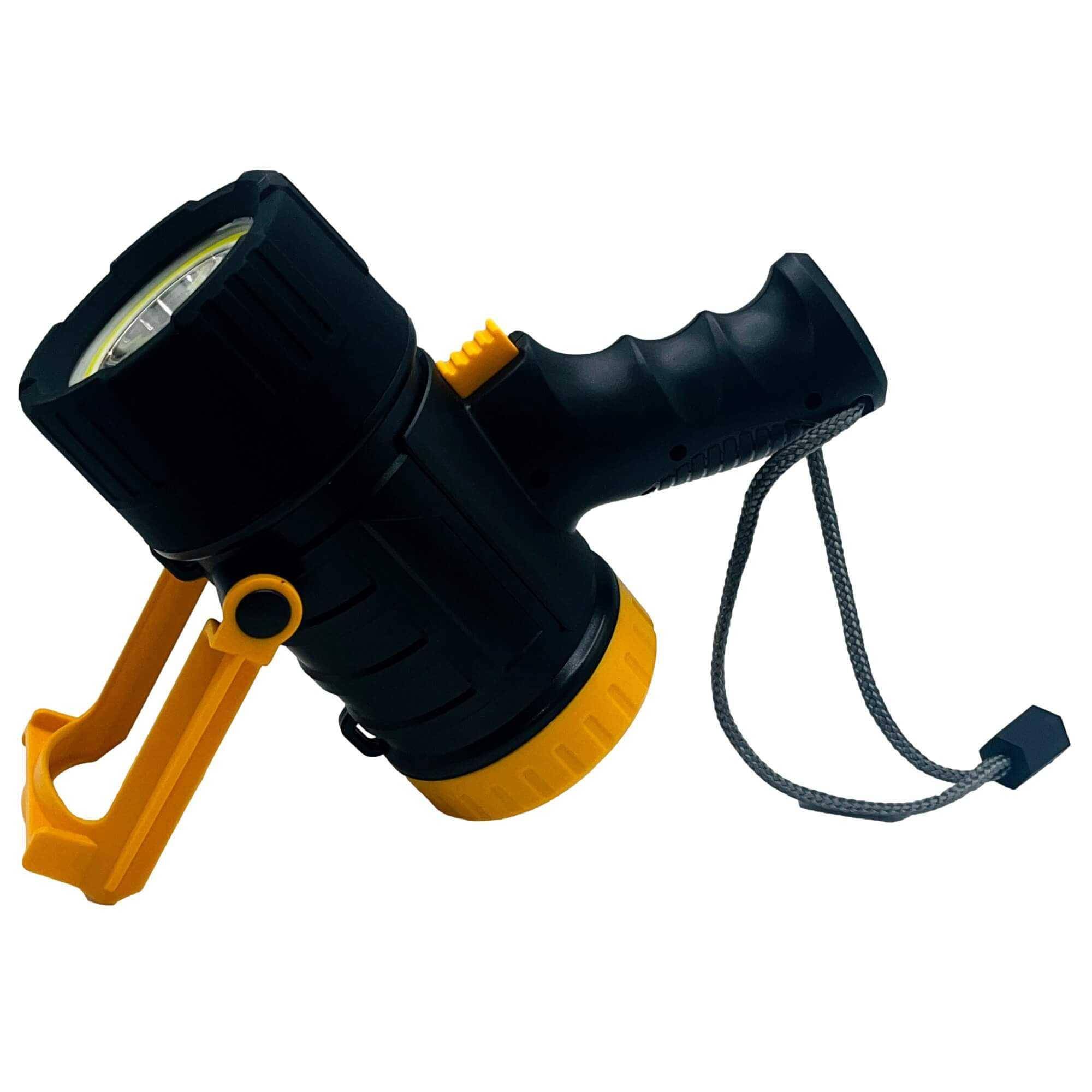 PCWork PCW12I LED Handscheinwerfer, 1590lm, 4400mAh Akku, IPX7 wasserdicht, Powerbank-Funktion USB-C